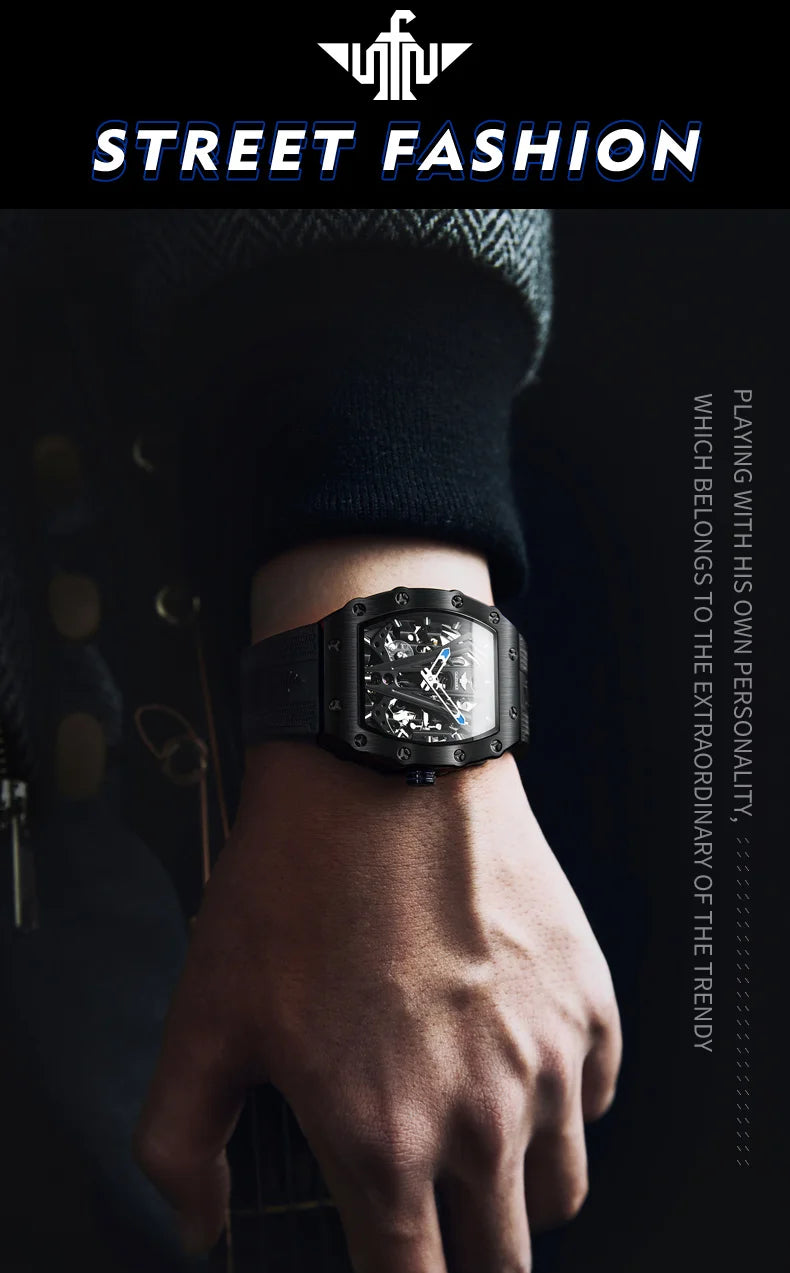 OUPINKE Men's Luxury Mechanical Wristwatch