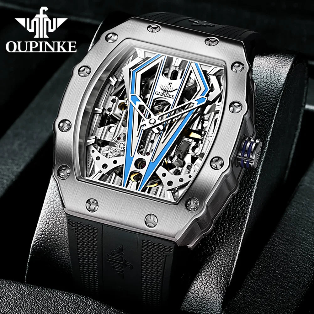 OUPINKE Mens Watches Luxury Brand Automatic Mechanical Wristwatch