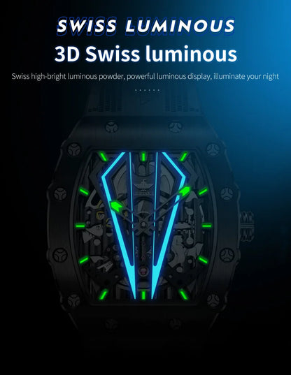 OUPINKE  Men's Luxury Mechanical Wristwatch