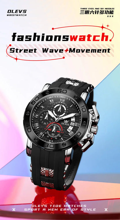 OLEVS Original Brand Fashion Casual Men's Watches