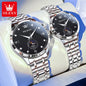 OLEVS Fashion Original Romantic Couple Watch Moon Phase