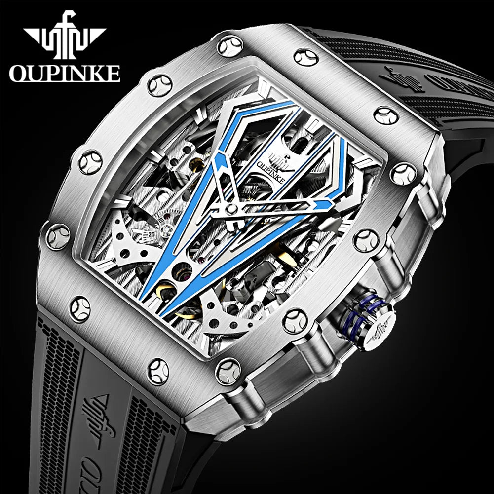 OUPINKE Mens Watches Luxury Brand Automatic Mechanical Wristwatch