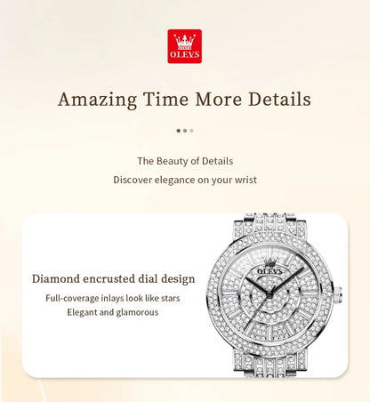 OLEVS Top Original Brand Women's Elegant Luxury Watches