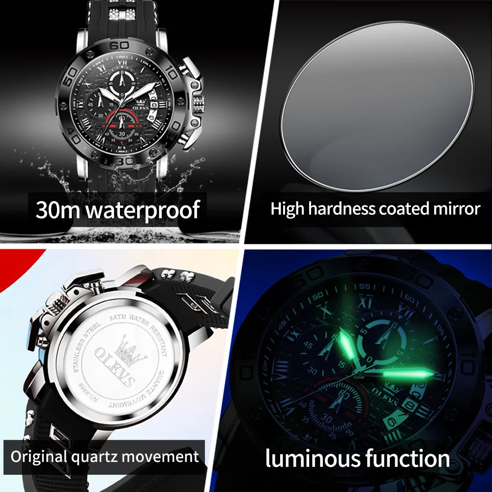 OLEVS Original Brand Fashion Casual Men's Watches