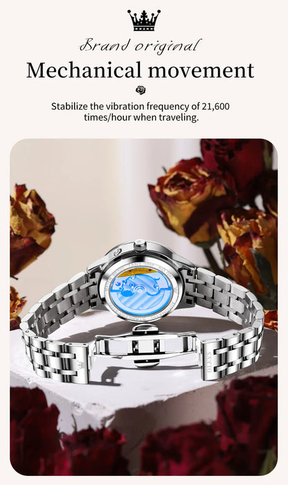 OLEVS Fashion Original Romantic Couple Watch Moon Phase
