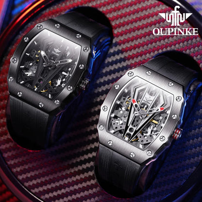 OUPINKE Mens Watches Luxury Brand Automatic Mechanical Wristwatch