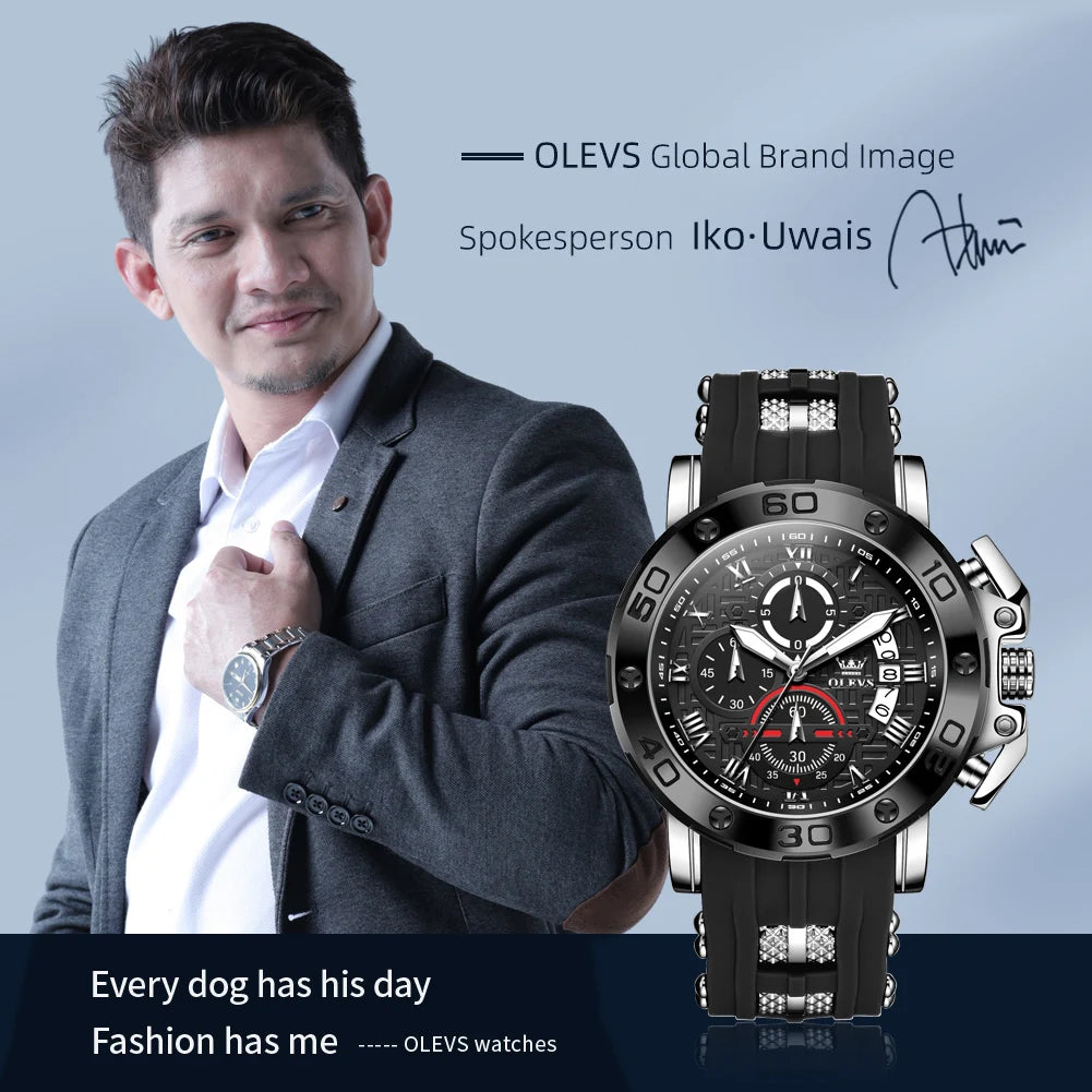 OLEVS Original Brand Fashion Casual Men's Watches
