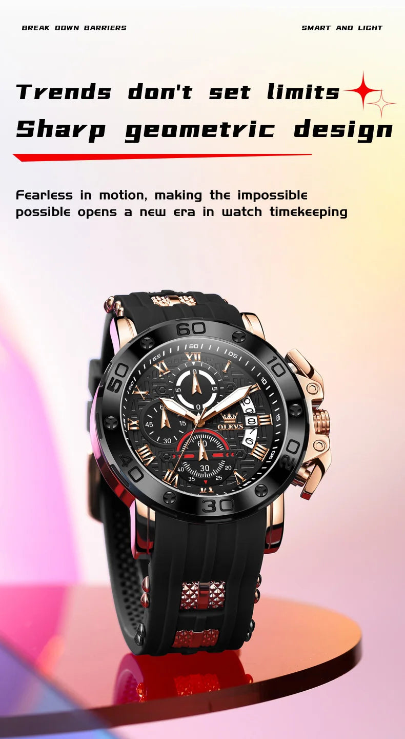 OLEVS Original Brand Fashion Casual Men's Watches