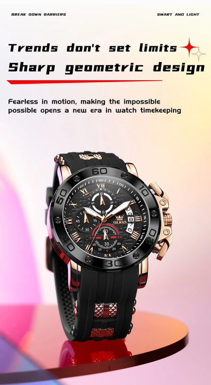 OLEVS Original Brand Fashion Casual Men's Watches
