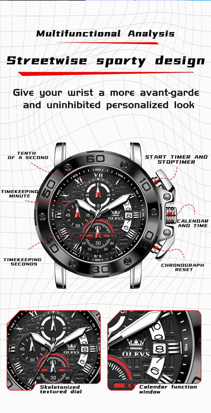 OLEVS Original Brand Fashion Casual Men's Watches