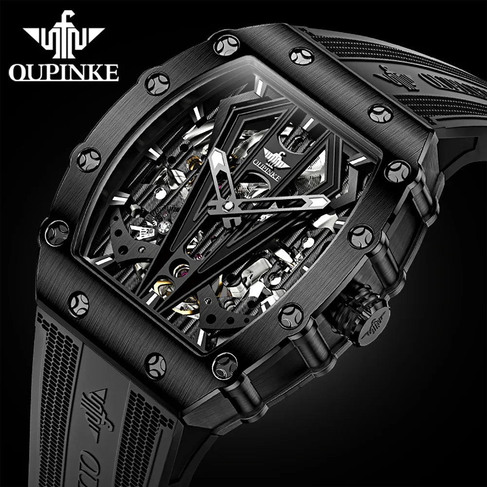 OUPINKE Mens Watches Luxury Brand Automatic Mechanical Wristwatch