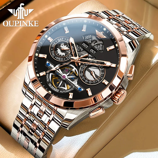 OUPINKE Top Original Luxury Brand Men's Watches Full Automatic Watch