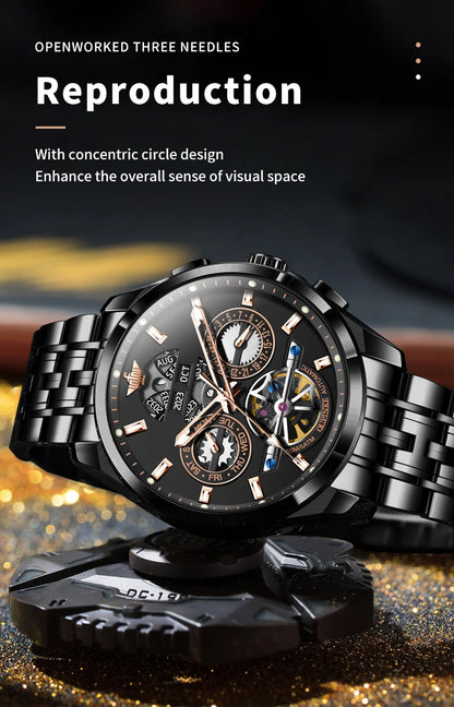 OUPINKE Top Original Luxury Brand Men's Watches