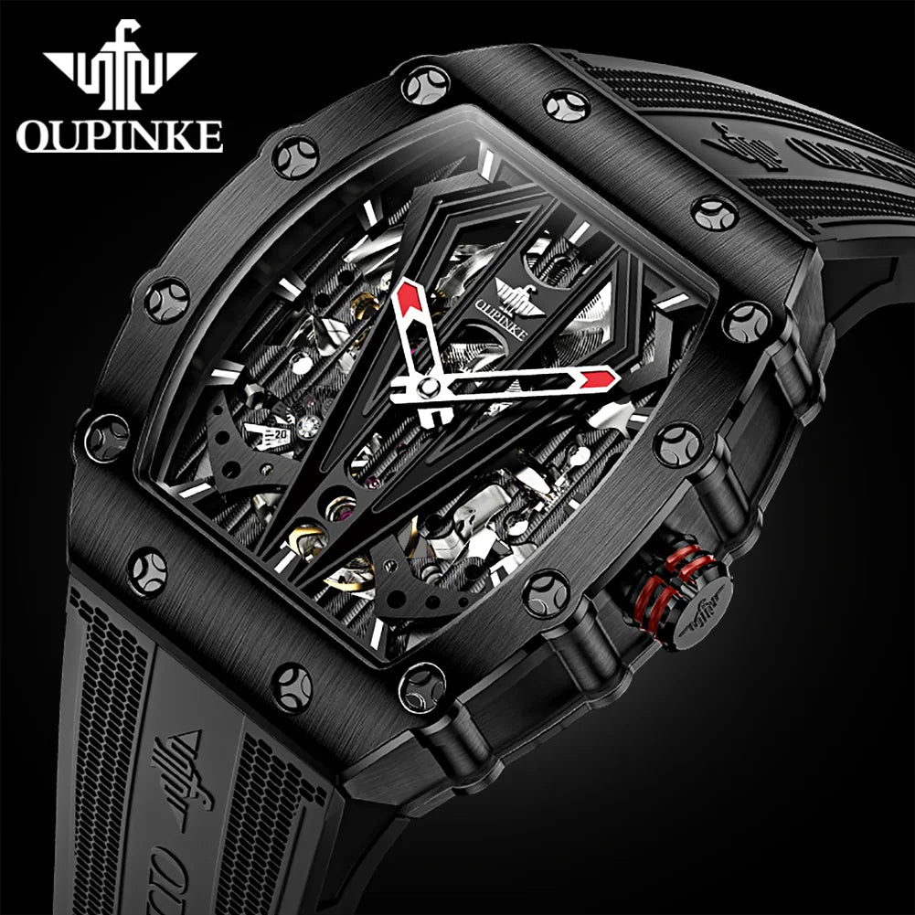 OUPINKE Mens Watches Luxury Brand Automatic Mechanical Wristwatch