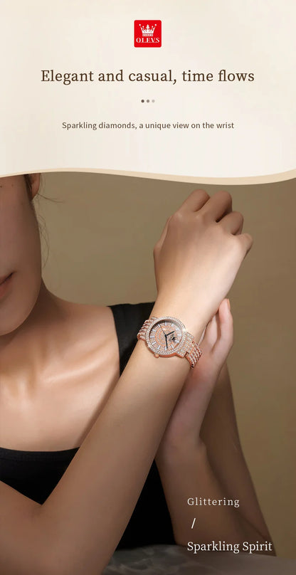 OLEVS Top Original Brand Women's Elegant Luxury Watches
