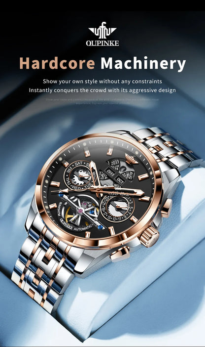 OUPINKE Top Original Luxury Brand Men's Watches