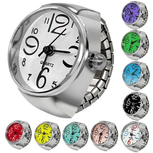 Vintage Rings Punk Finger Watch for Women
