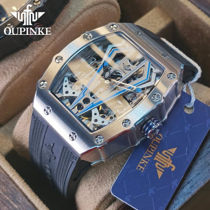 OUPINKE Mens Watches Luxury Brand Automatic Mechanical Wristwatch