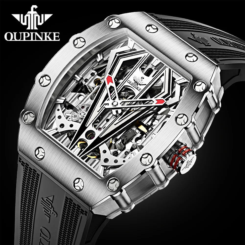 OUPINKE Mens Watches Luxury Brand Automatic Mechanical Wristwatch