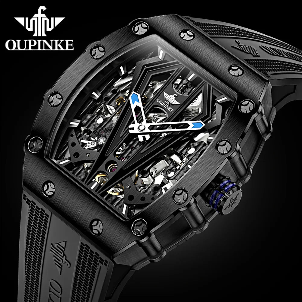 OUPINKE Mens Watches Luxury Brand Automatic Mechanical Wristwatch