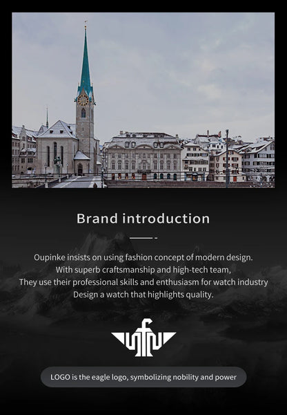 OUPINKE Top Original Luxury Brand Men's Watches
