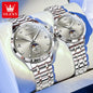 OLEVS Fashion Original Romantic Couple Watch Moon Phase